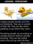 Judging vs. Perceiving Personality Quiz Judging vs. Perceiving Personality Quiz