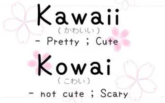 are you kawaii or kowai ? are you kawaii or kowai ?
