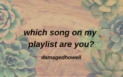 which song on my playlist are you? which song on my playlist are you?