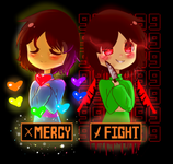 Are you Frisk or Chara? Are you Frisk or Chara?