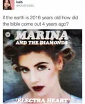 Which song are you off of the Electra Heart album? Which song are you off of the Electra Heart album?