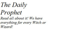 The Daily Prophet! The Daily Prophet!