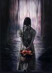 The girl in the woods The girl in the woods