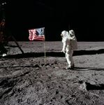 Can the most powerful telescope on Earth see the flag on the Moon? Can the most powerful telescope on Earth see the flag on the Moon?