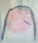 on a scale of 1 to 10, how creepy is this picture? my little sis drew this and it looks CREEPY! on a scale of 1 to 10, how creepy is this picture? my little sis drew this and it looks CREEPY!
