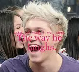 who thinks niall horns laugh is the best sound in the world? who thinks niall horns laugh is the best sound in the world?