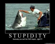 What is the Stupidest Thing you have Ever Heard/Seen/Done? has someone ever said, done, or tried something REALLY stupid? Well, post it here! What is the Stupidest Thing you have Ever Heard/Seen/Done? has someone ever said, done, or tried something REALLY stupid? Well, post it here!