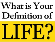 What is LIFE? (4) What is your definition of life guys? Tell me please, in the comments. What is LIFE? (4) What is your definition of life guys? Tell me please, in the comments.