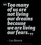 What is one fear you know is holding you back? I believe mine is lacking self confidence. What is one fear you know is holding you back? I believe mine is lacking self confidence.