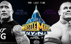 The Rock Vs John Cena Wrestlemania 29 One More Time... Who will win? It happend once on April 1st 2012, John Cena faced The Rock in the biggest match in WWE History, and Cena was defeated... On April 7th 2013, they do it again, one last time... This time the stakes are even higher... It is for the WWE Championship... WWE Champ The Rock defends his WWE title against John Cena... Who do you think will win this time?