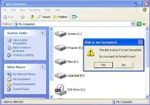 When I Insert My Flash Drive In The Computer An Error Message Appear Your Storage Device Is Not Formatted What Happen To my FlashDrive ???? When I Insert My Flash Drive In The Computer An Error Message Appear Your Storage Device Is Not Formatted What Happen To my FlashDrive ????