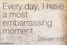 What's the most embarrassing thing that happened to you or you did to someone? I wanted to have a good laugh so I want to know what peoples most embarrassing moments are! What's the most embarrassing thing that happened to you or you did to someone? I wanted to have a good laugh so I want to know what peoples most embarrassing moments are!
