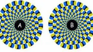 Which disc is turning faster ? Answer: both are exactly same and turning at same rate