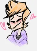 I added hearts because he's beautiful