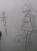Took a small break and made an AU design for Mad Mew Mew