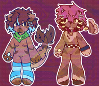 yippe, first offical drawing of me amd tobys fursona!!