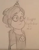 I can draw on paper to.