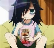 That is me, right there. Even kind of similar looking....HOW'D I GET IN AN ANIME XDXD