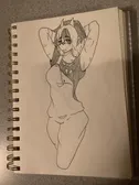 Cora sketch (digital next) @TinyGoat’s oc