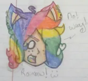Rainbow hair! :3