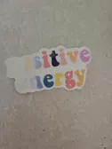Nuuuu my positive energy sticker is all worn down D: