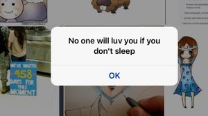 Trying to tell yourself to sleep be like