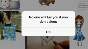 Trying to tell yourself to sleep be like