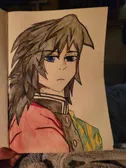 This was my best friends favorite anime guy- I drew him :3
