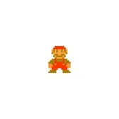 Mario looks at you.