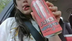bought monster, walked out the store and someone walked up to me and asked if I was goth