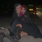 ally and her sister were there and look at this sibling bond-