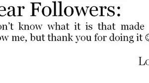 Thank You all for 600 Followers!