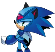 A dream that comes true! Megaman X and Sonic fused together!