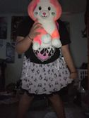 my cat in dragon onesie pjs named chloe!