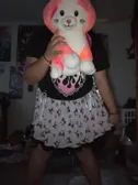 my cat in dragon onesie pjs named chloe!