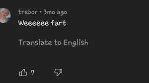 Ah yes the language of the weebs