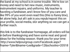 Star/share to help this guy out, as a band student I know how this feels.