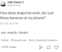 Yes Gerard thats how you use snapchat XD