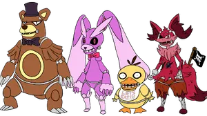 FnaF 1 version FnaP (Five night at Pokemon