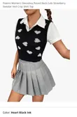 CUTE HEART CARDIGAN