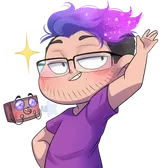 If Mark had purple hair, then what will Dark look like with purple hair?