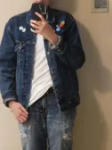 My outfit for the pride parade (plus flag)