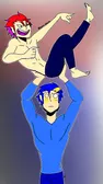 Alex... Where's your shirt my son?