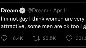 Dream isn't gay, he's bisexual with a preference for women can yall-