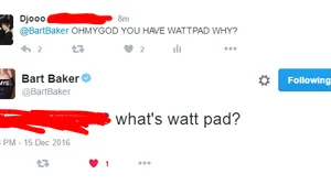 this motherf*cker replied ohmygod bartbaker stop playing