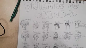 FRIENDS AS BLOBS