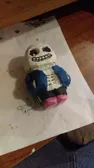 Painting the wax sans, taking forever -_-