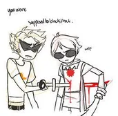 Goddanmit Dirk, you did it again *sigh* ugh hold on ill get the aid kit...and the hospital