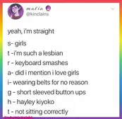 lemme get a hell yeah for heterosexuality!!! haha boys