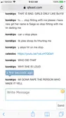 I sent him the link to false accusations